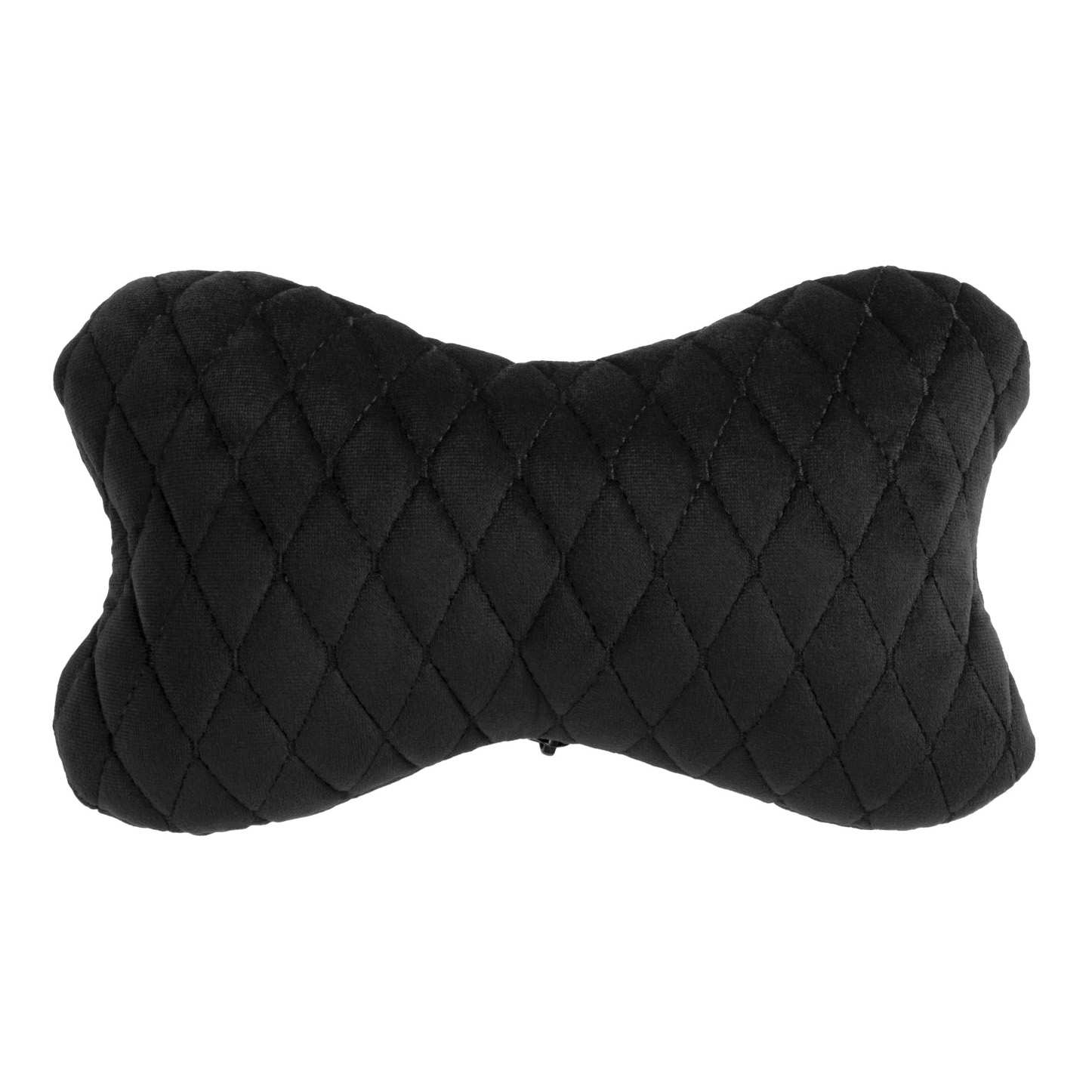 Perna pentru tetieră auto din Alcantara 27×16 cm negro