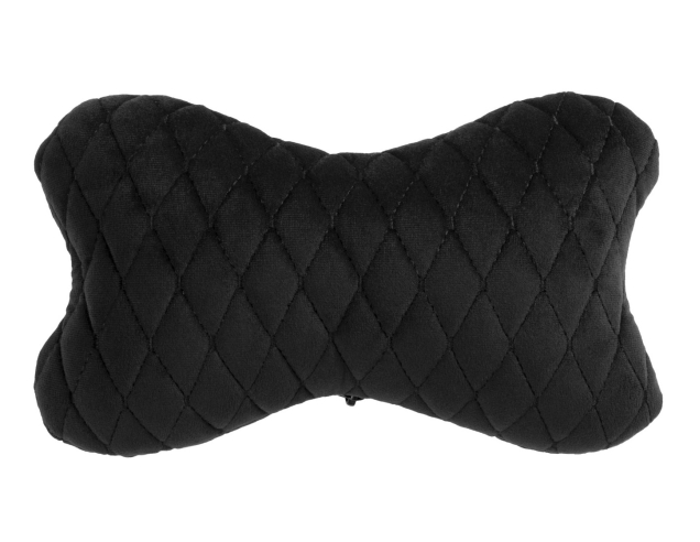 Perna pentru tetieră auto din Alcantara 27×16 cm negro