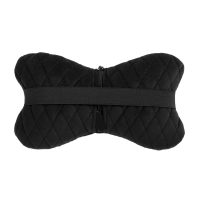 Perna pentru tetieră auto din Alcantara 27×16 cm negro